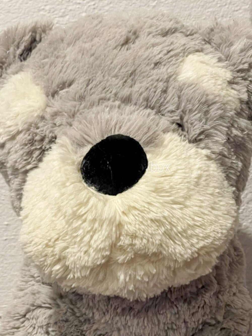 🐶 HugFun Schnauzer Type Dog Plush 16" Gray White 2018 Puppy Stuffed Animal ESSA - Picture 9 of 13